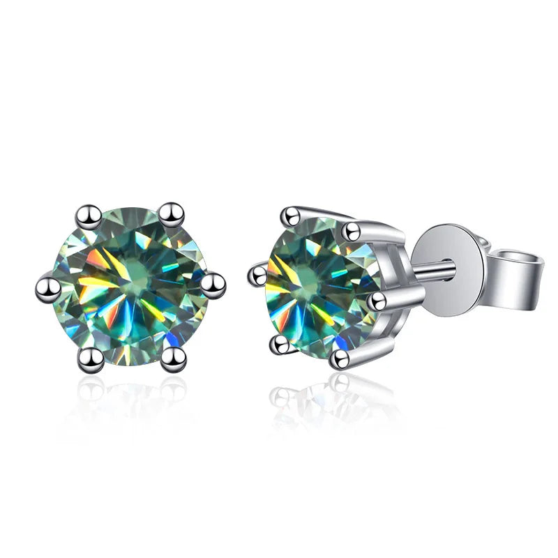 Moissanite Gemstone Earrings - LuxeStreet Boutique