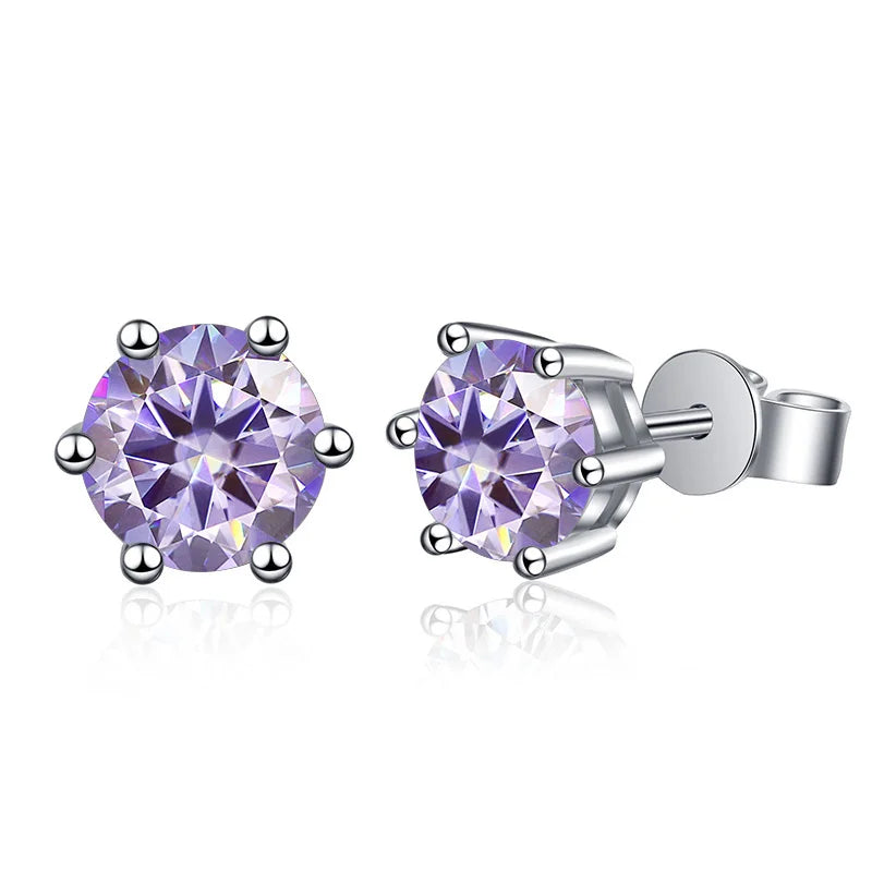 Moissanite Gemstone Earrings - LuxeStreet Boutique