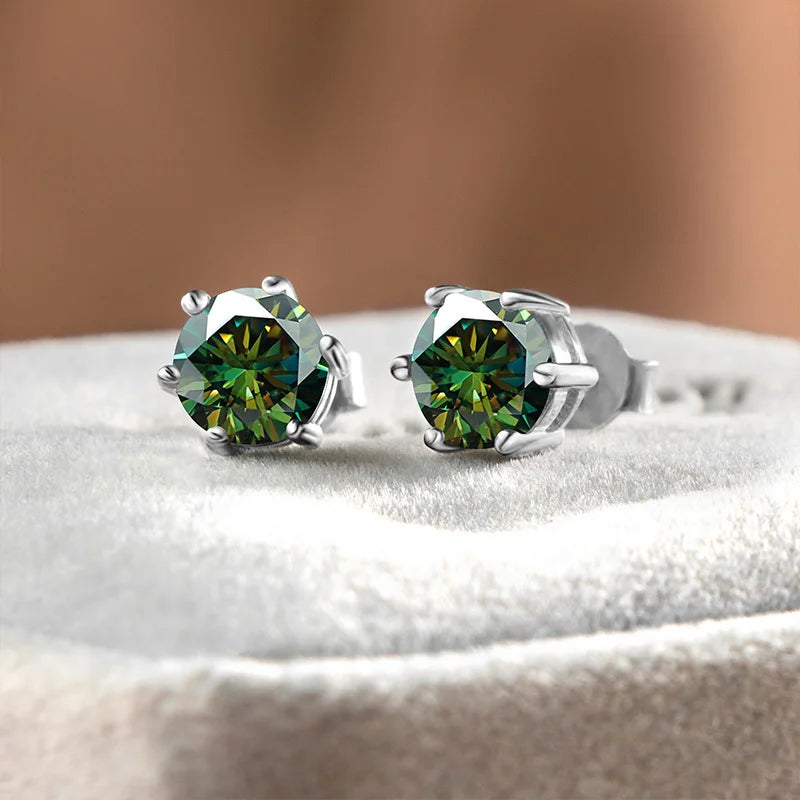 Moissanite Gemstone Earrings - LuxeStreet Boutique