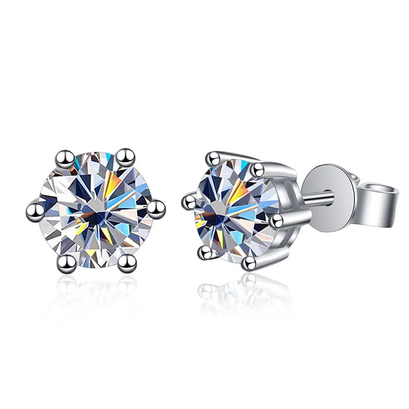 Moissanite Gemstone Earrings - LuxeStreet Boutique