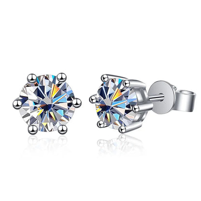 Moissanite Gemstone Earrings - LuxeStreet Boutique