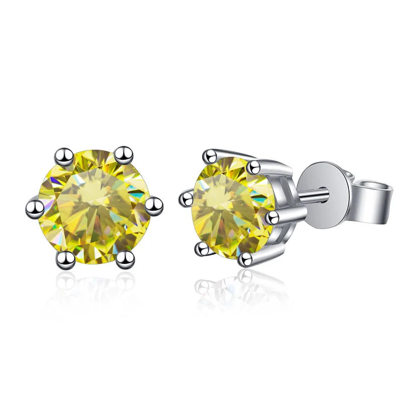 Moissanite Gemstone Earrings - LuxeStreet Boutique