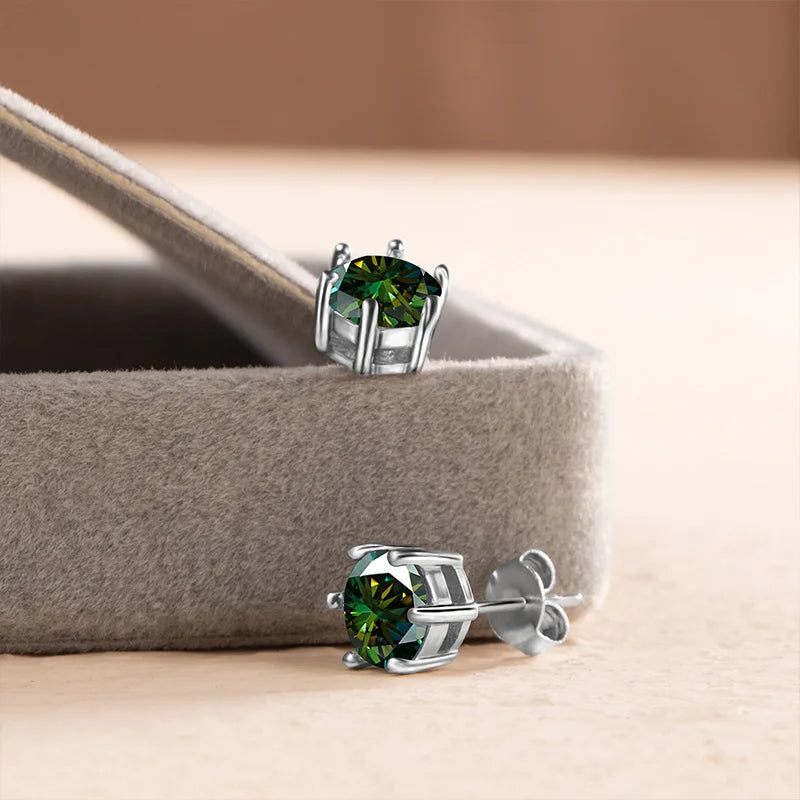 Moissanite Gemstone Earrings - LuxeStreet Boutique