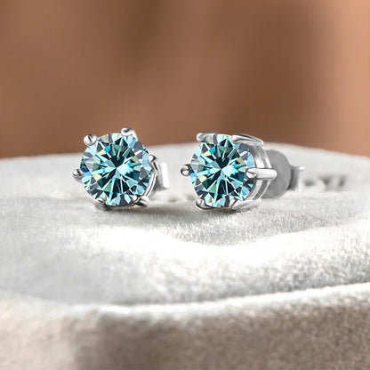 Moissanite Gemstone Earrings - LuxeStreet Boutique